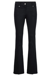 Robell Joella long wide bottom Trouser Navy