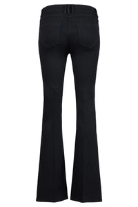 Robell Joella long wide bottom Trouser Navy