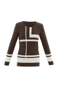 MARBLE COLOUR BLOCK JUMPER