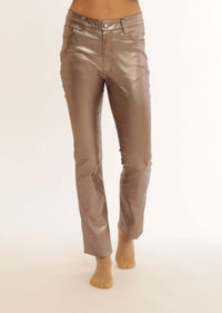 POMODORO COATED METALLIC JEAN