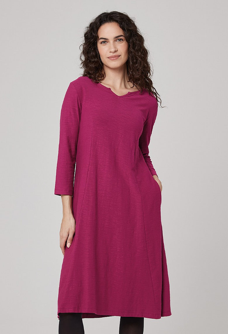 ADINI COTTON SOLID DRESS