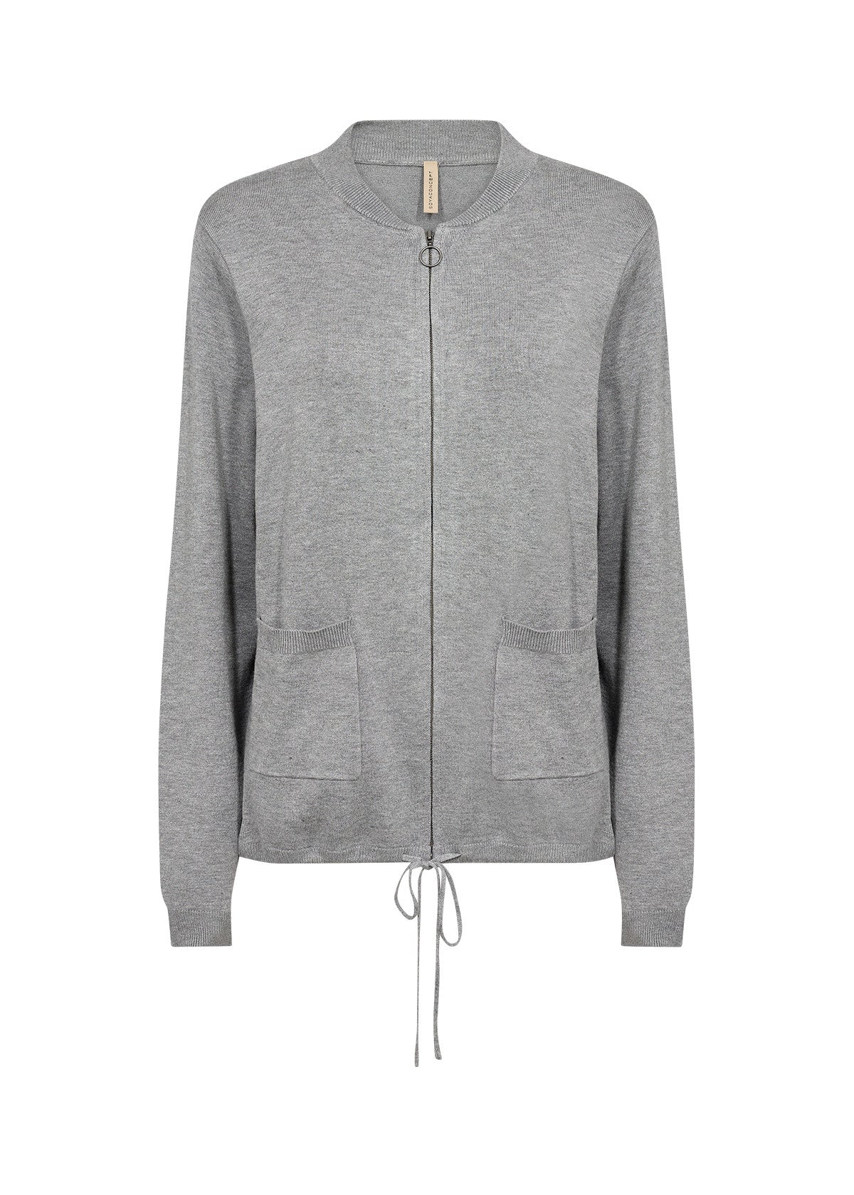 SOYA CASUAL ZIP CARDIGAN