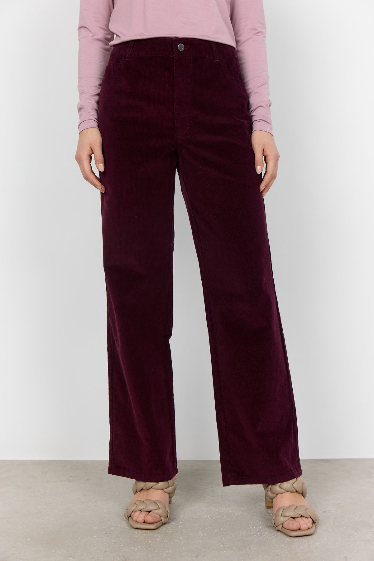 SOYA COTTON WIDE LEG TROUSER