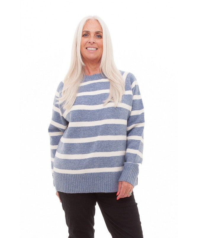 DREAMS CREW NECK STRIPED JUMPER