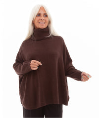 DREAMS CABLE ROLL NECK JUMPER