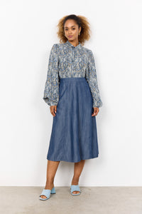 SOYA LIGHT MIDI SKIRT