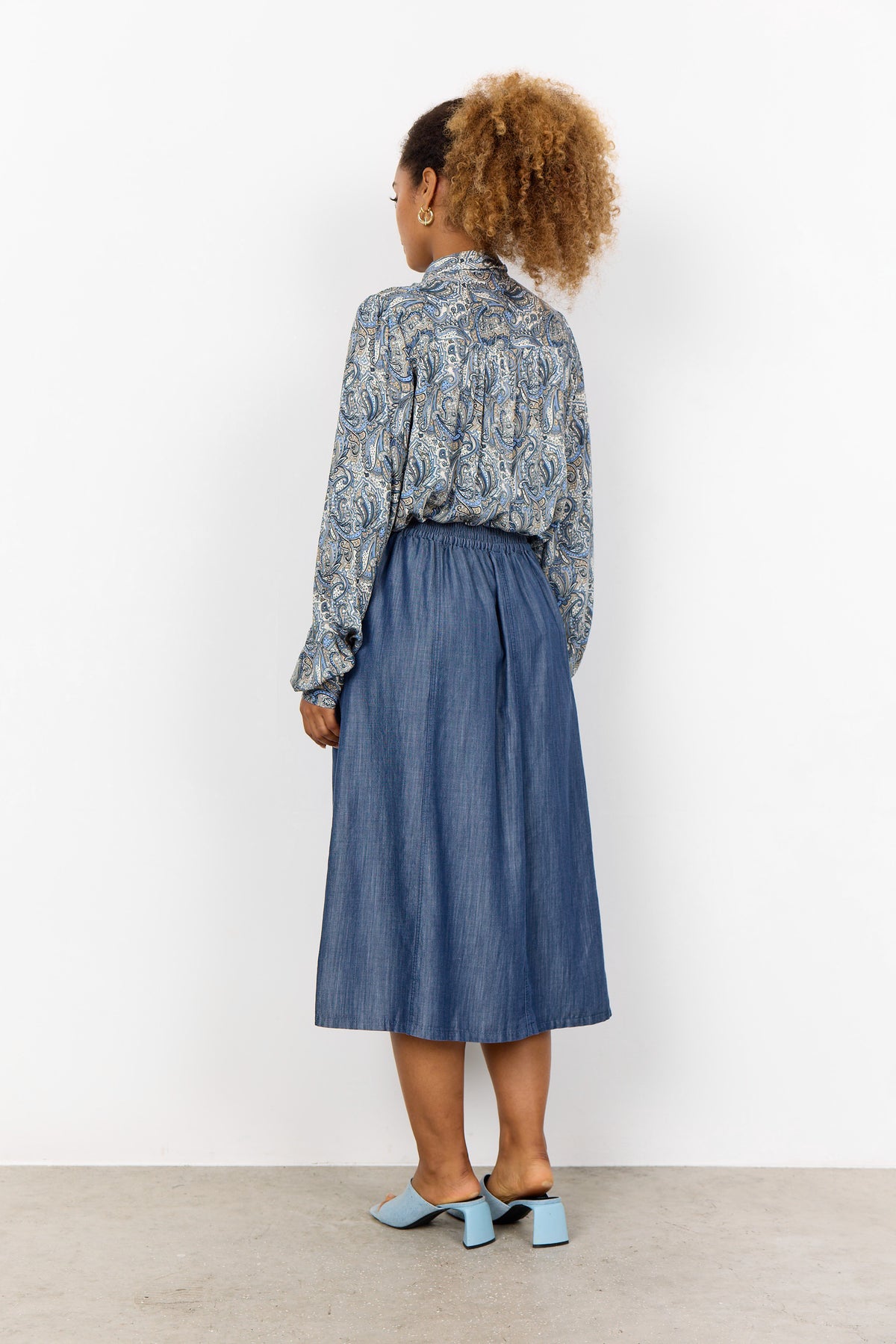 SOYA LIGHT MIDI SKIRT