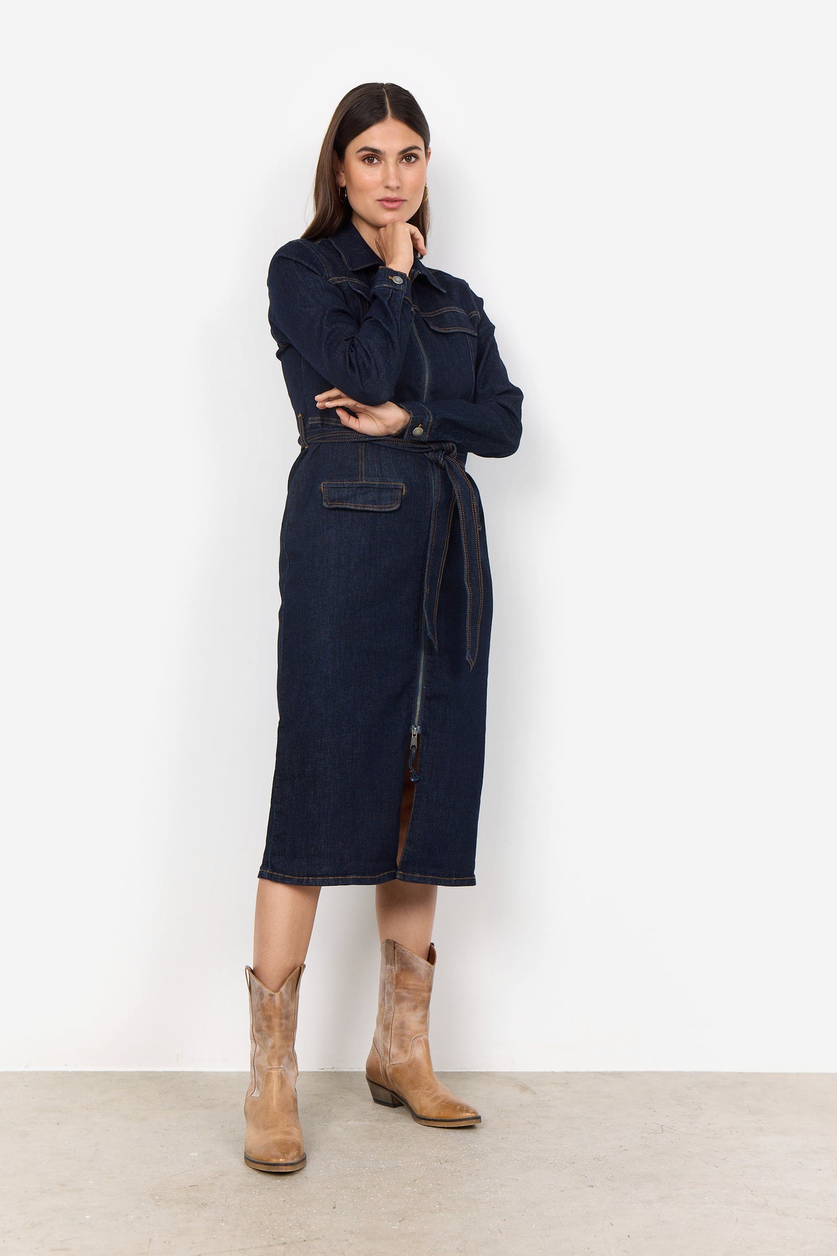 SOYA DENIM DRESS