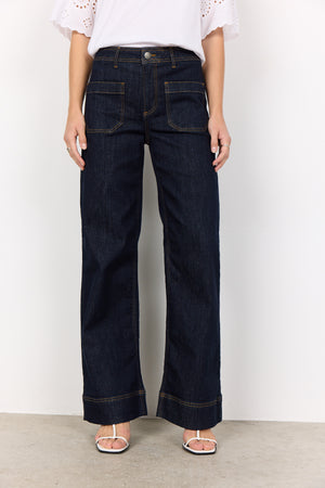 SOYA DARK WIDE LEG JEANS